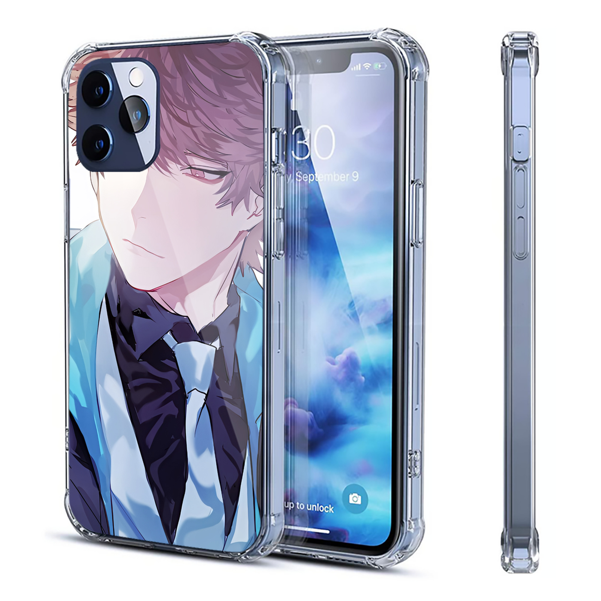 （画像用） ハイキュー!! Haikyu!! 【iPhone 12シリーズ対応】透明スマホケース（クリアソフトケース）